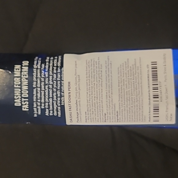 Dashu for men perm - Picture 4 of 4